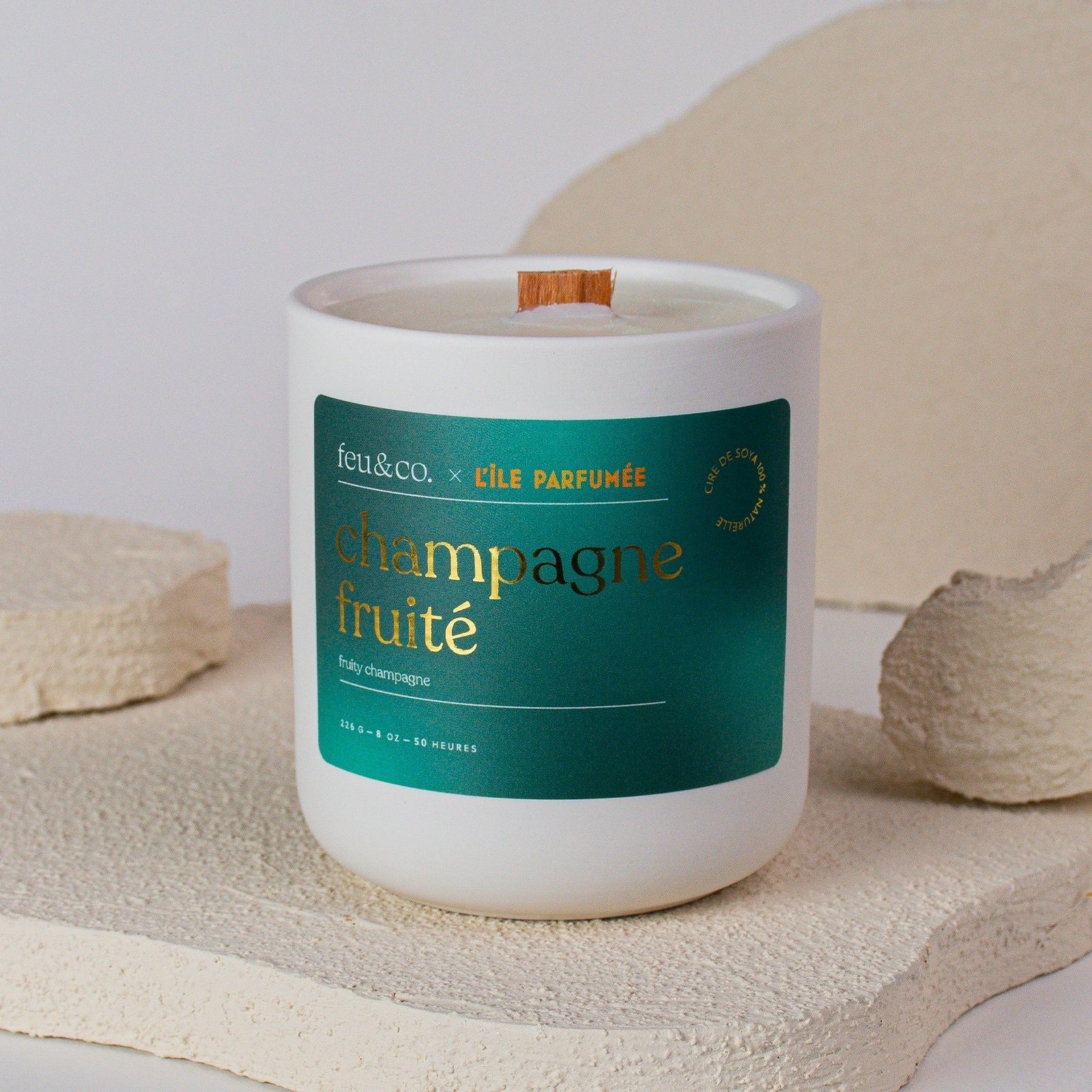 Bougie - Champagne fruité 227 g