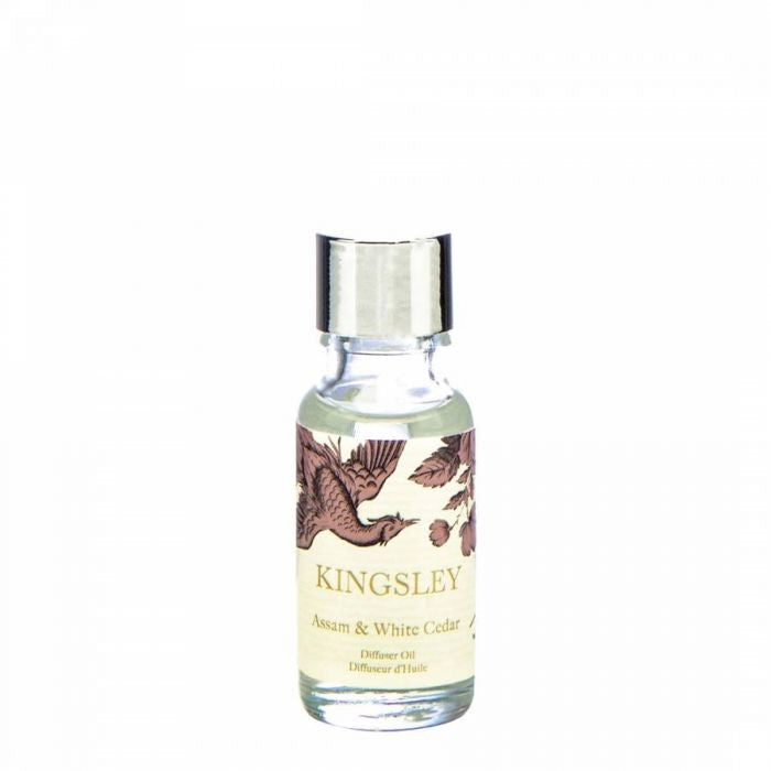 Kingsley Assam & White Cedar Diffuser Oil 15ml – Home Décor gift Montreal Villeray Urban Palate