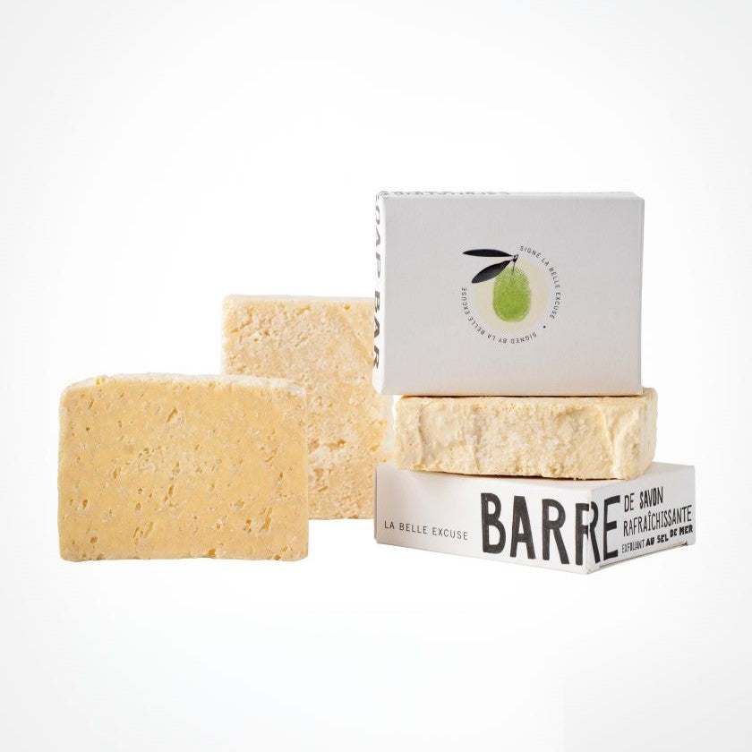 Refreshing Exfoliating Sea Salt Soap Bar 160g – Gifts & Kitchen Accessories gift Montreal Villeray Urban Palate