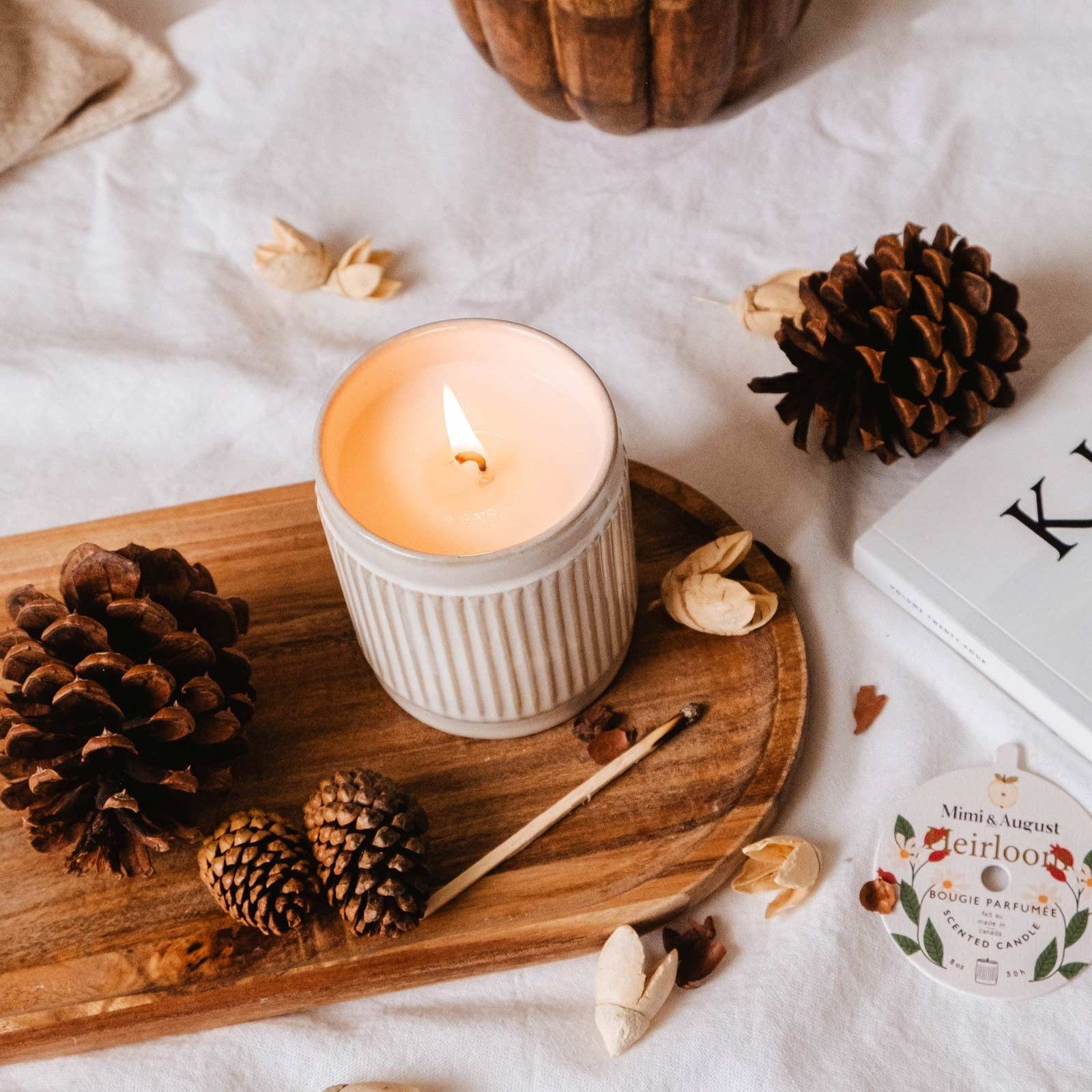 Bougie réutilisable - Modèle Héritage 227 g