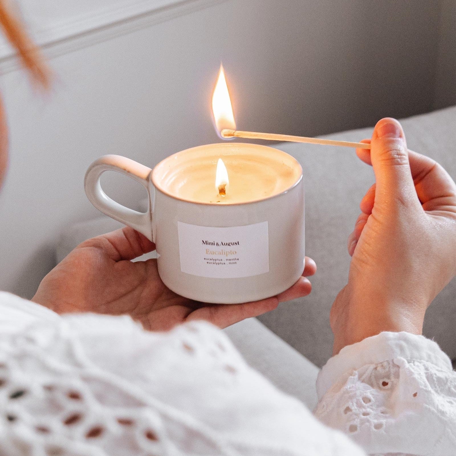 Bougie réutilisable - Eucalipto 156 g