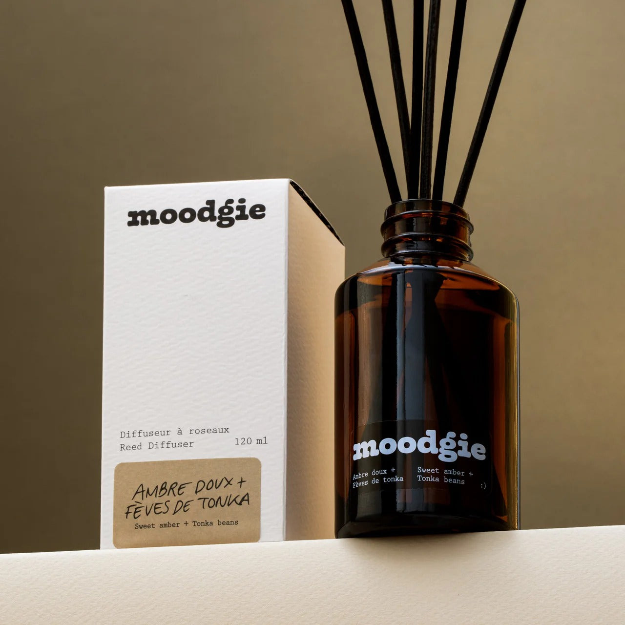 Reed Diffuser Sweet Amber & Tonka Beans - 120ml