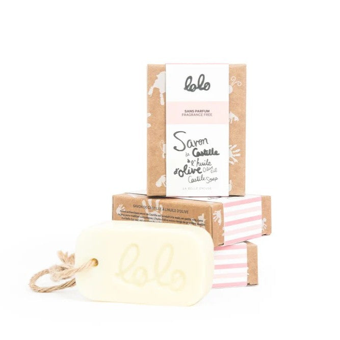 Olive Oil Castile Soap Fragrance Free LOLO 90g