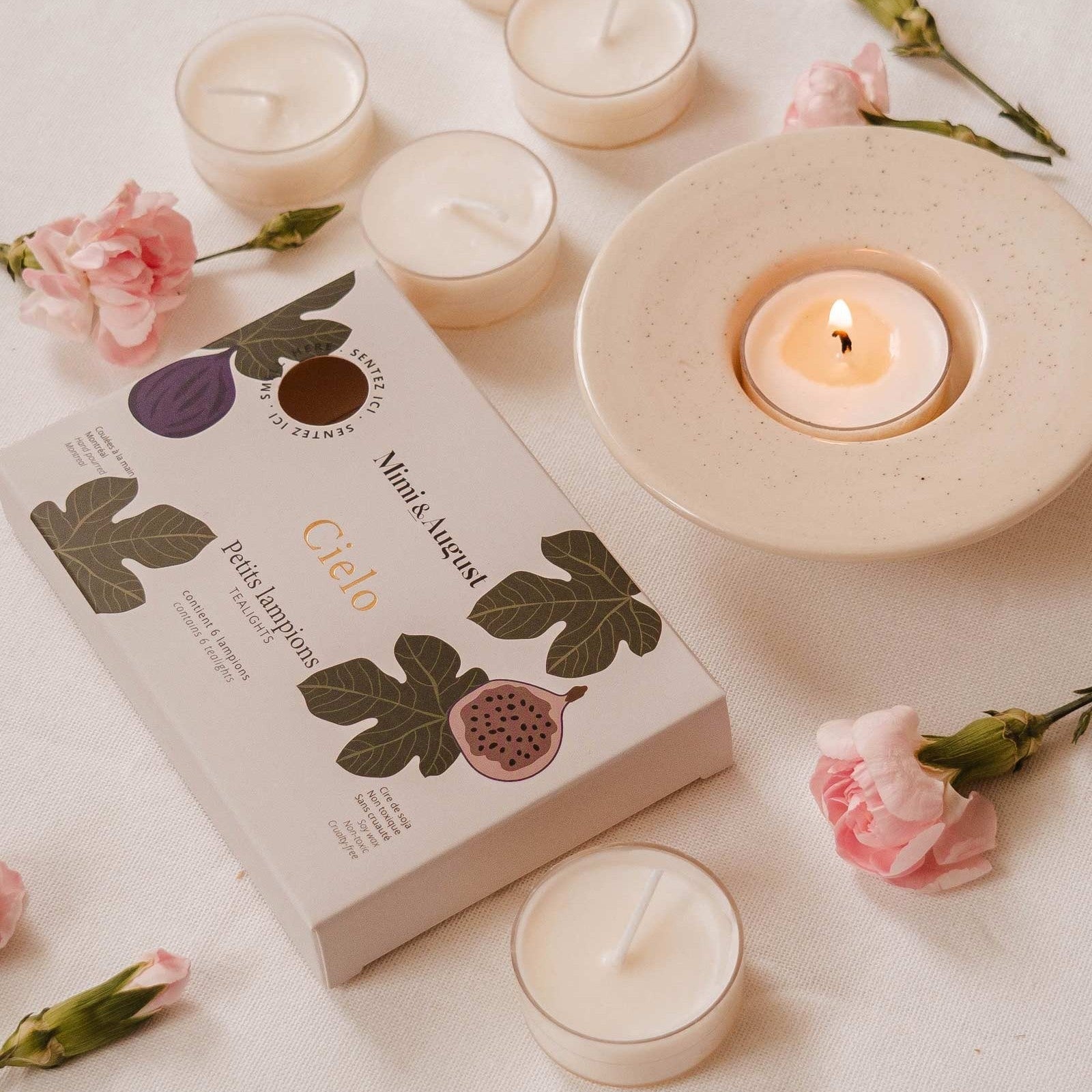 Ensemble de bougies chauffe-plat Cielo