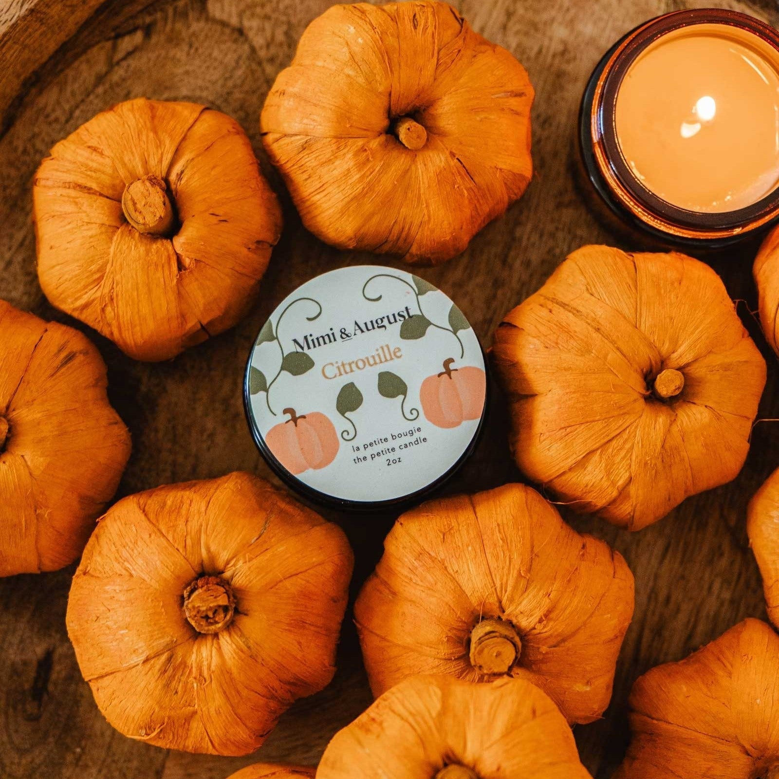Bougie Réutilisable - Citrouille 2oz