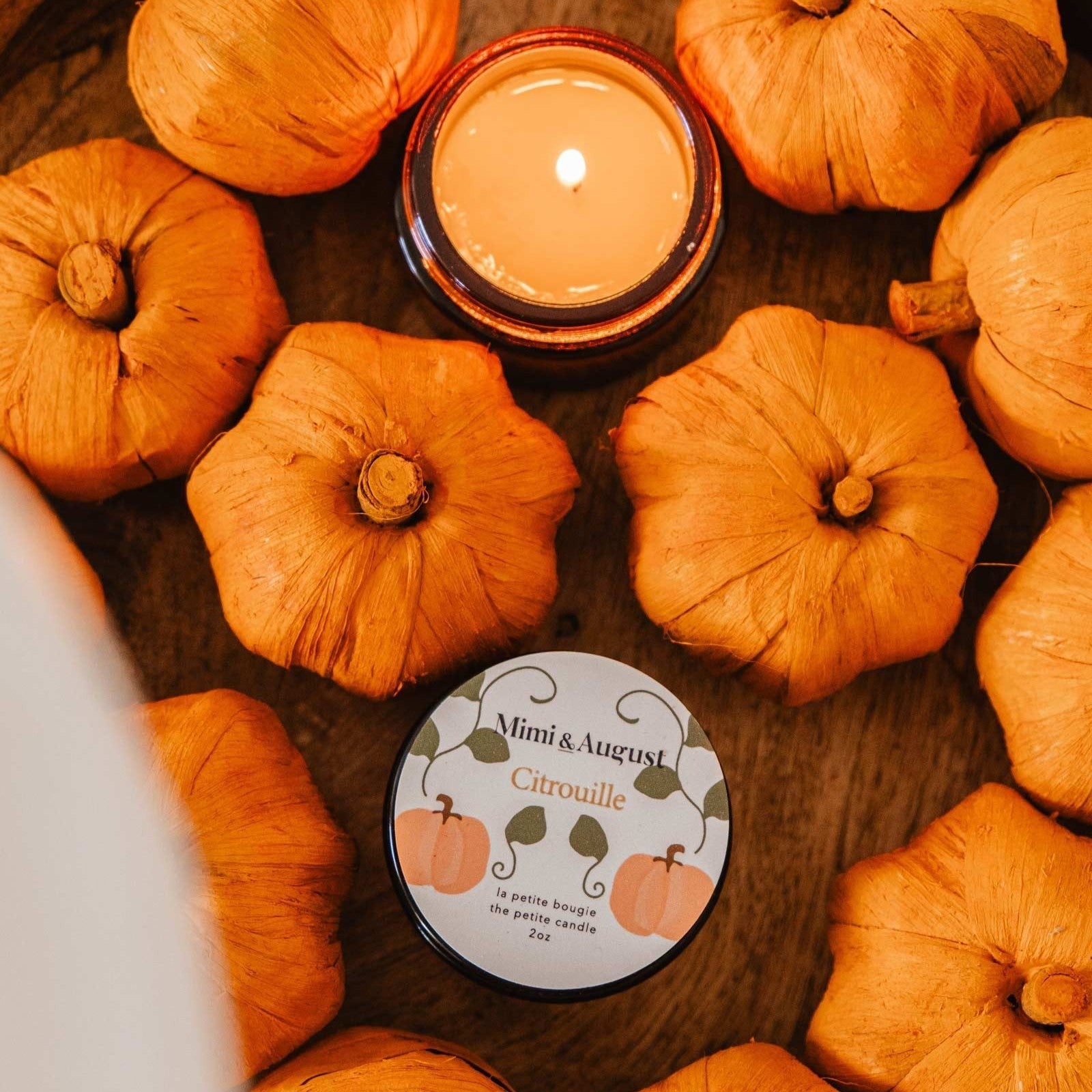 Bougie Réutilisable - Citrouille 2oz