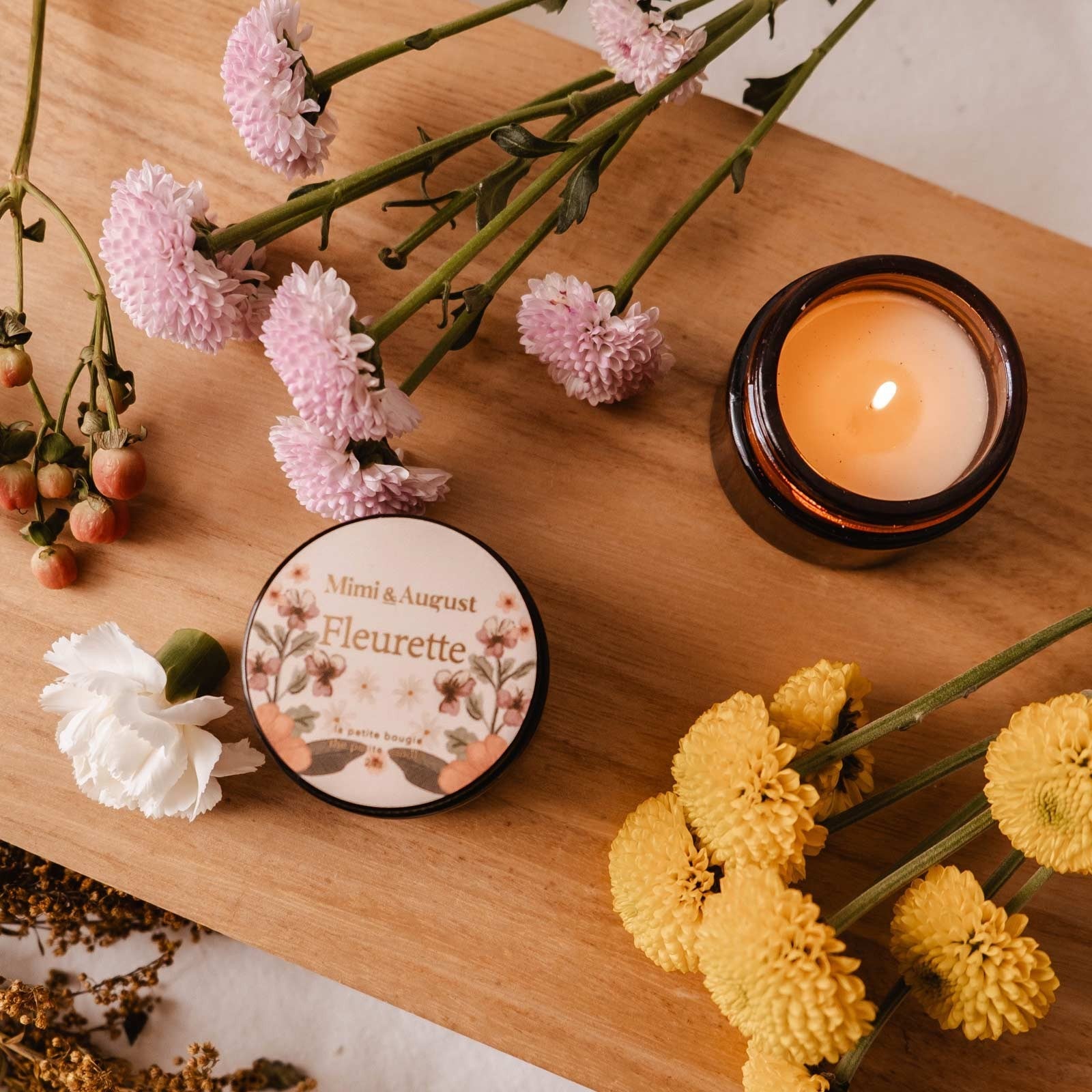 Reusable Candle - Fleurette 2oz