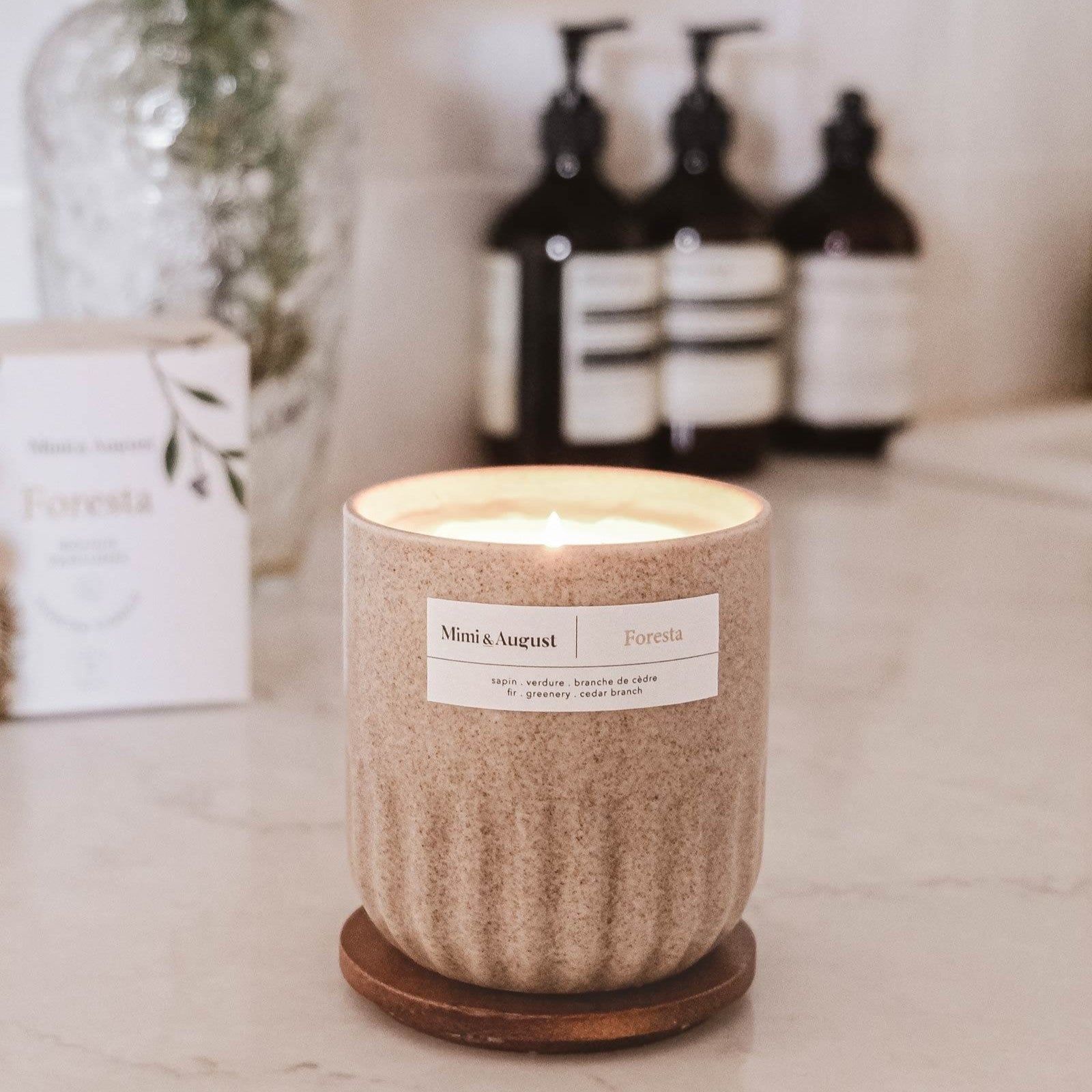 Bougie réutilisable - Foresta 312 g