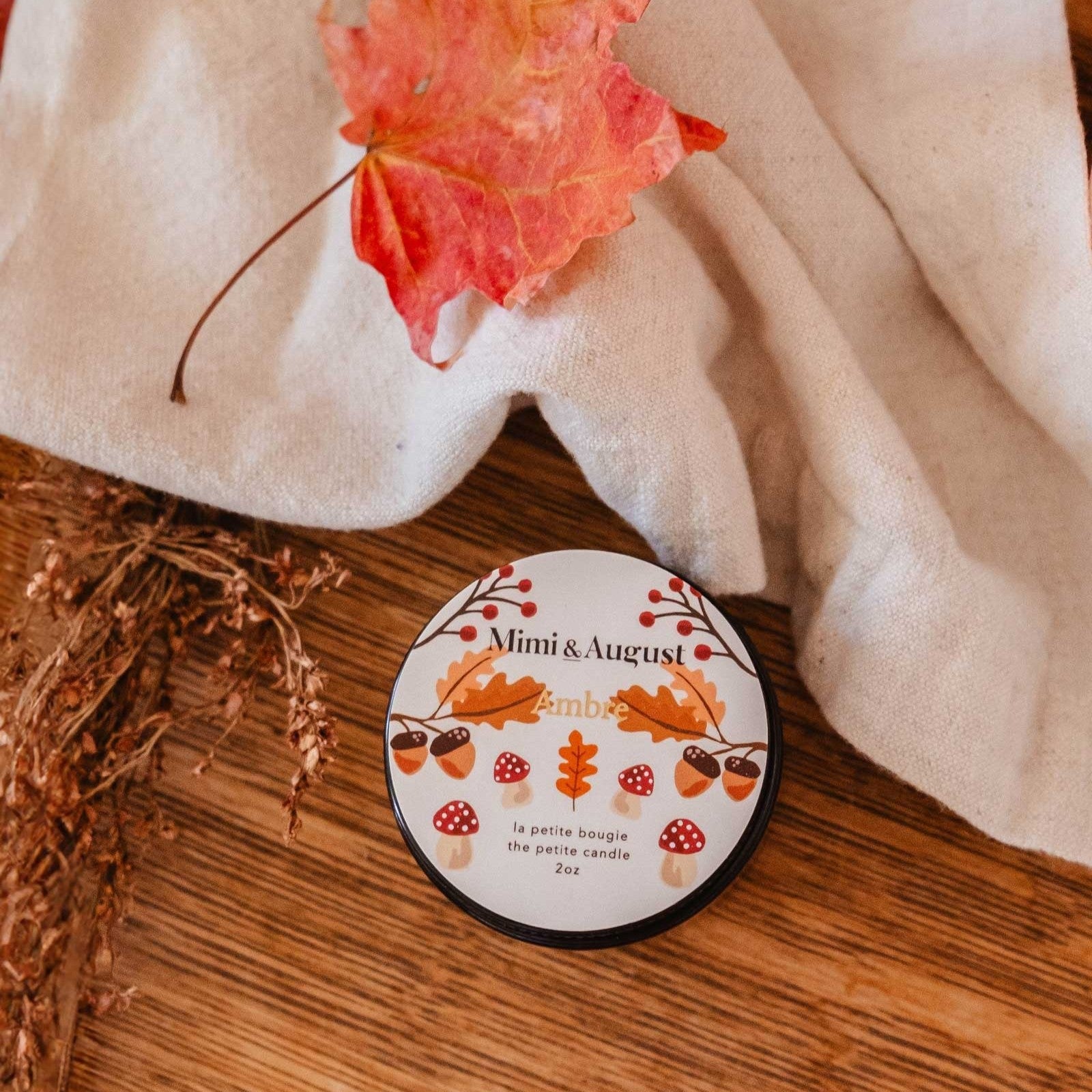 Bougie réutilisable - Ambre 57 g