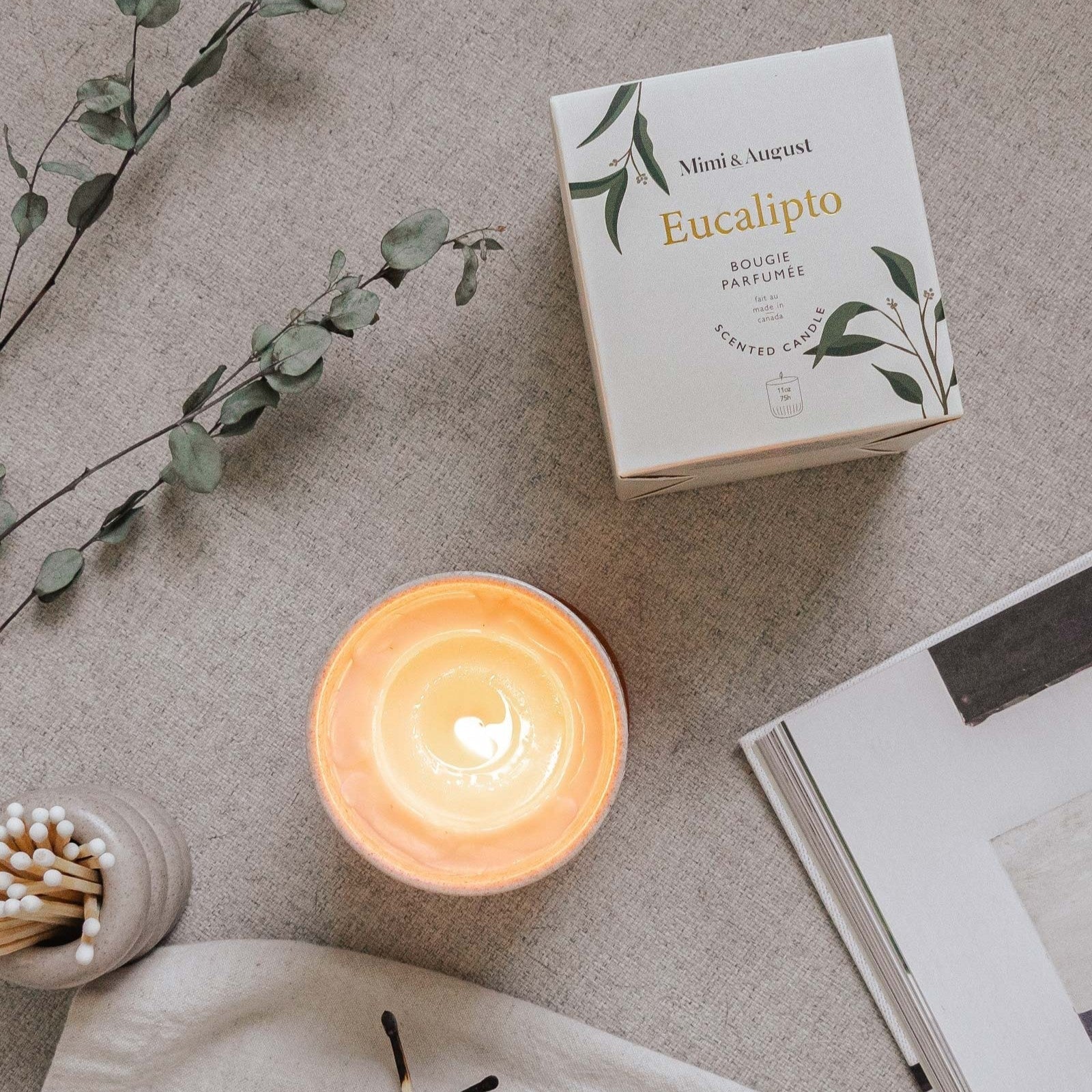 Bougie réutilisable - Eucalipto 312 g