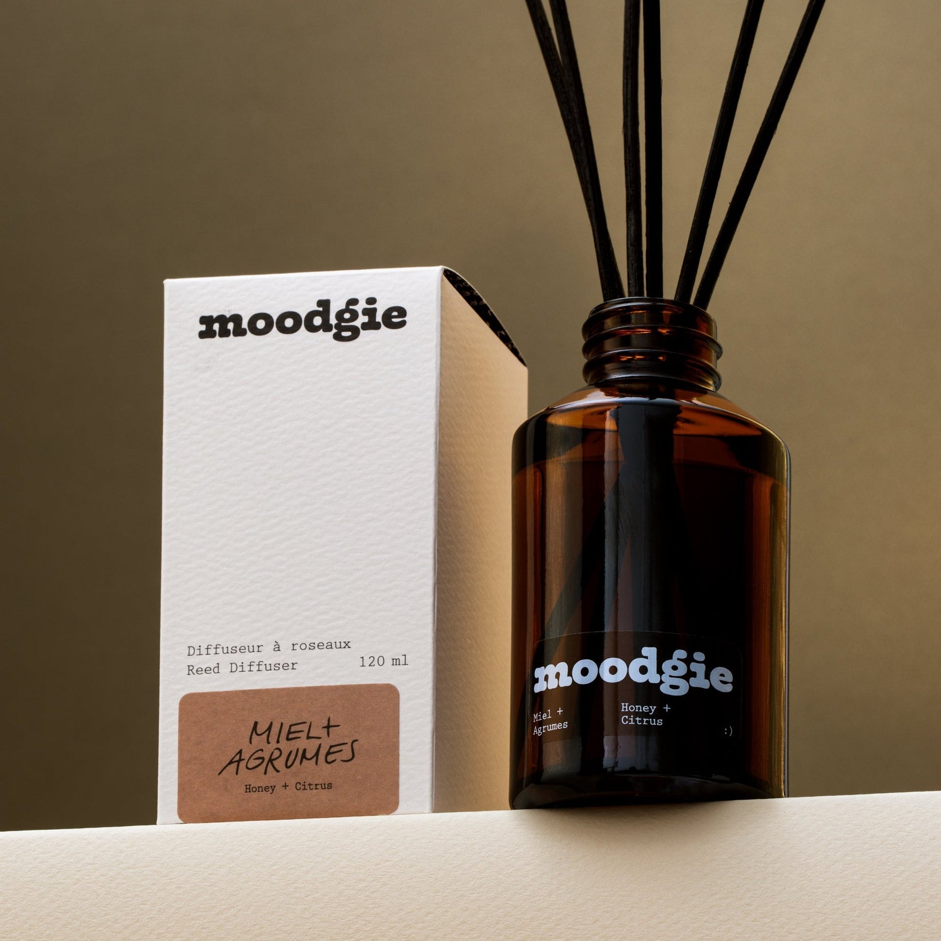 Reed Diffuser Honey + Citrus - 120ml – Home Décor gift Montreal Villeray Urban Palate